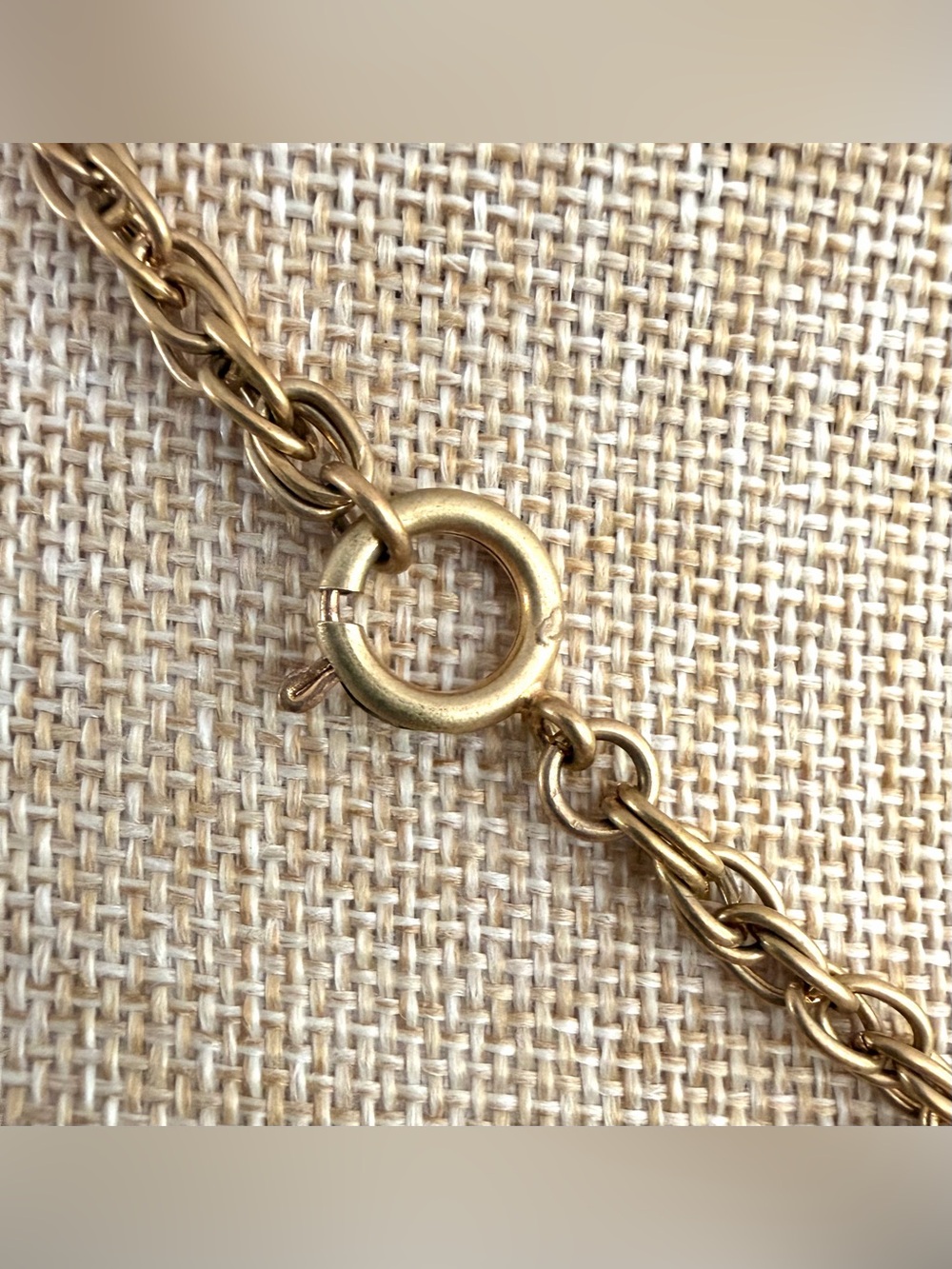 CHANEL Vintage CC Coin Medallion Gold Necklace 16” + COA - Picture 6 of 11